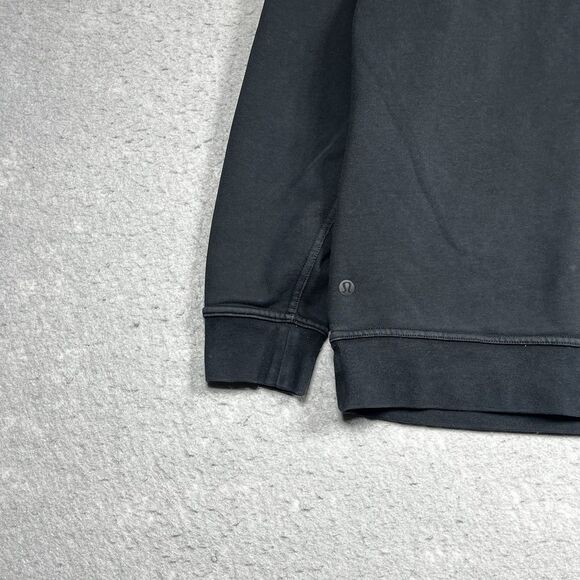 Lululemon All Yours Hoodie Womens Size 4 Black Fleece Pullover Sweatshirt - Picture 8 of 10